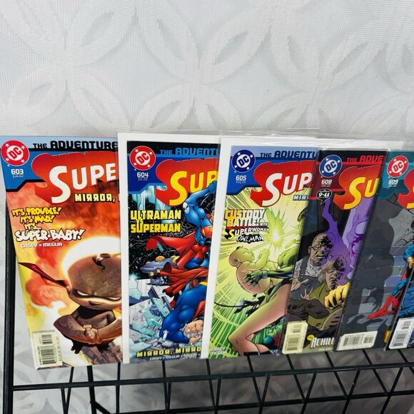 Adventures Of Superman 603-605 608-610 613-615 626 636 639 641 643 645 648 Lot - Picture 2 of 7